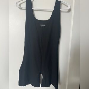 YoungLA Black Women's Ivy ribbed romper